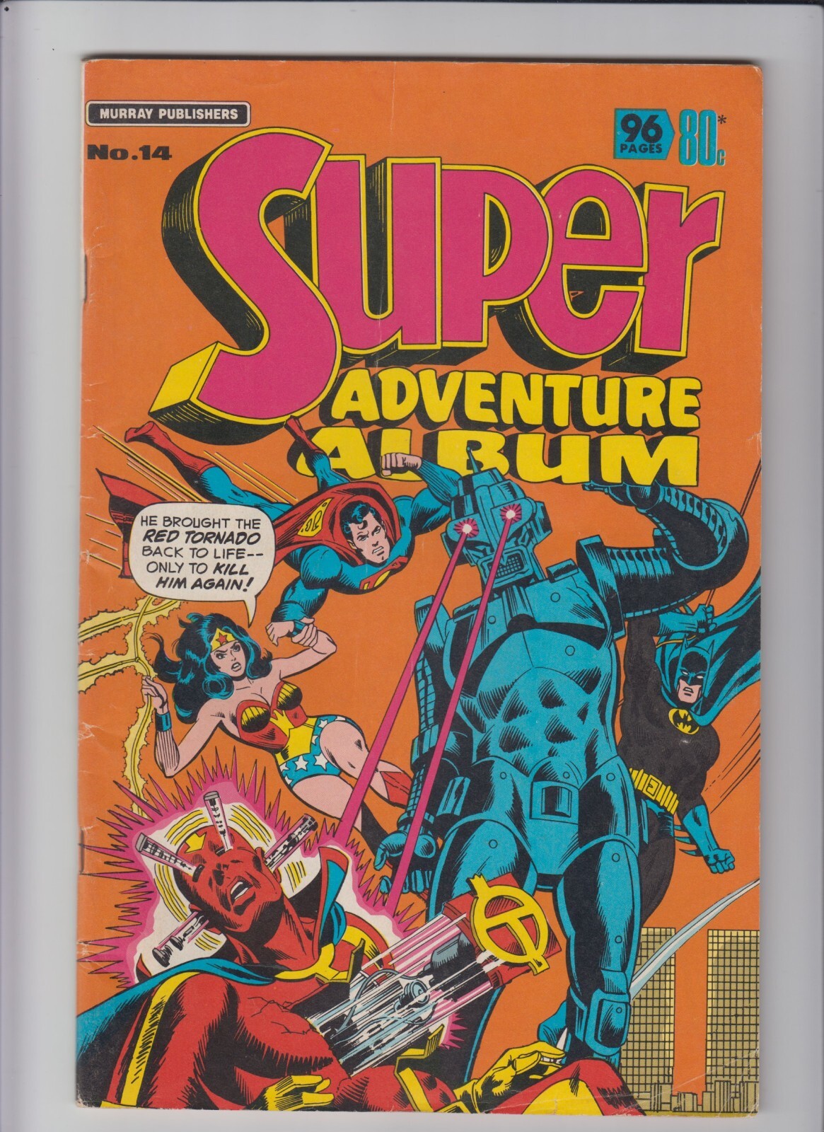 Super Adventure Album #14 - Murray Publishing, Reprints JLA