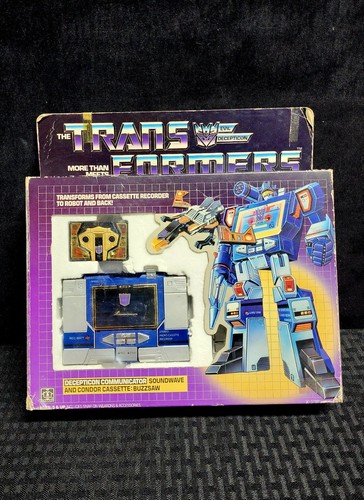 Transformers Soundwave G1 Complete W/Box 74-83 Takara Transformers Soundwave G1 Complete W/Box 74-83 Takara