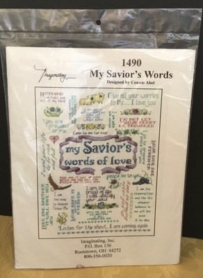 Imaginating MY SAVIOR'S WORDS counted cross stitch kit