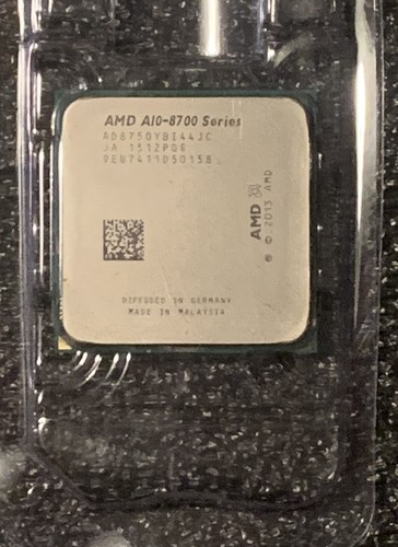 AMD A10-Series A10-8750 3.6GHz Quad-Core AD8750YBI44JC Socket FM2+ CPU ...