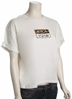 

Женская футболка RVCA Bar — винтажный белый — новинка