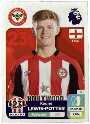 Panini Premier League 2024 - # 131 - KEANE LEWIS-POTTER - Brentford 