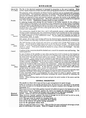 Monarch 10" EE Toolmaker Lathe Early Round Dial Operator, Part, Elect Manual #92