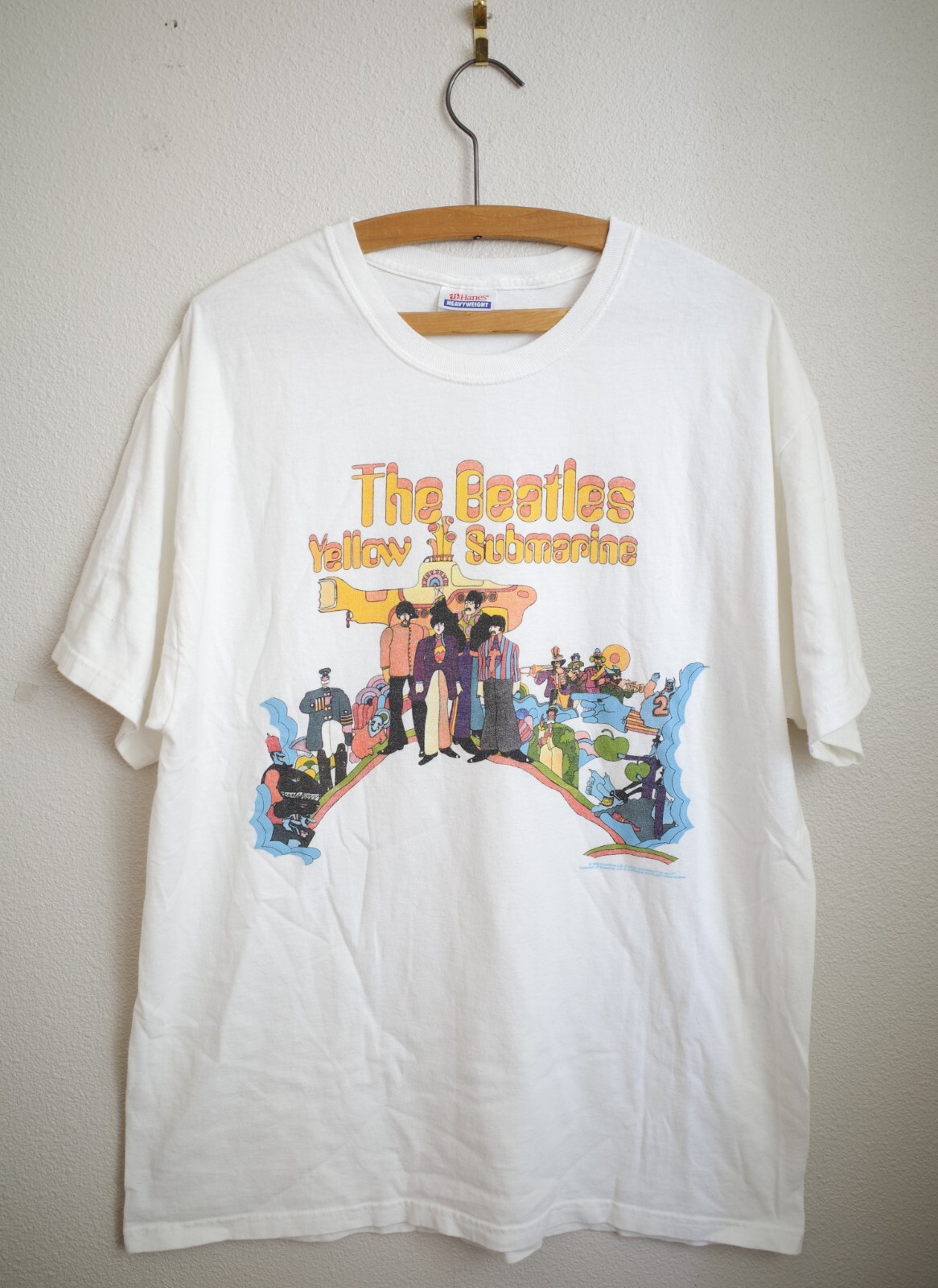 The Beatles Yellow Submarine T-Shirt Size Large Apple Corps Hey