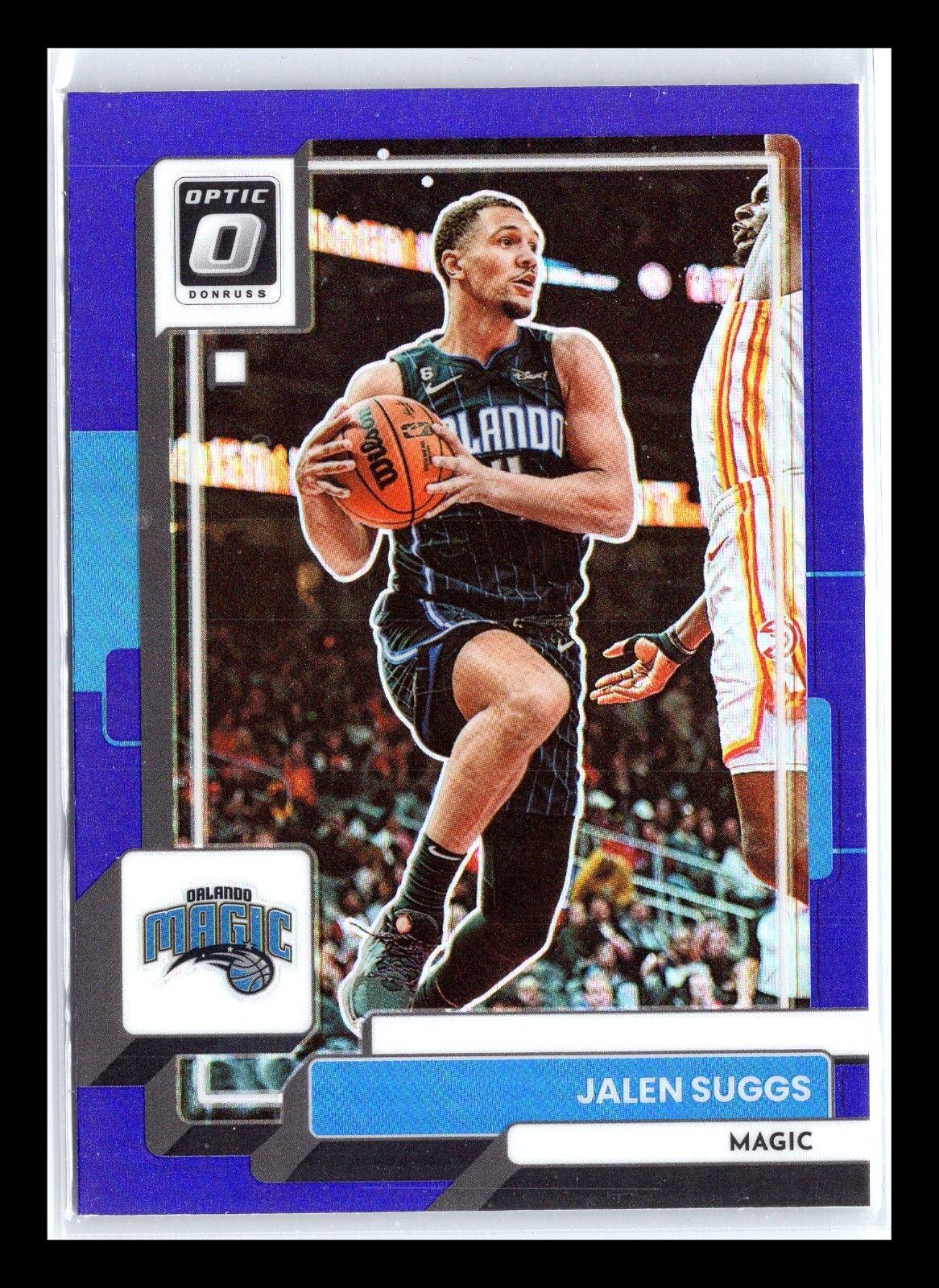 Jalen Suggs RC 2022-23 Donruss Optic Purple Prizm Rookie #159 - Magic