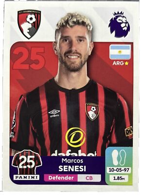 Panini Premier League 2024 - # 29 - MARCOS SENESI - AFC Bournemouth 