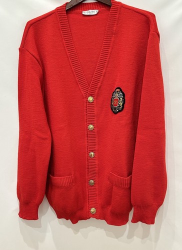 Vintage XL Men's Celine Knit Cardigan, Made In Paris | eBay
