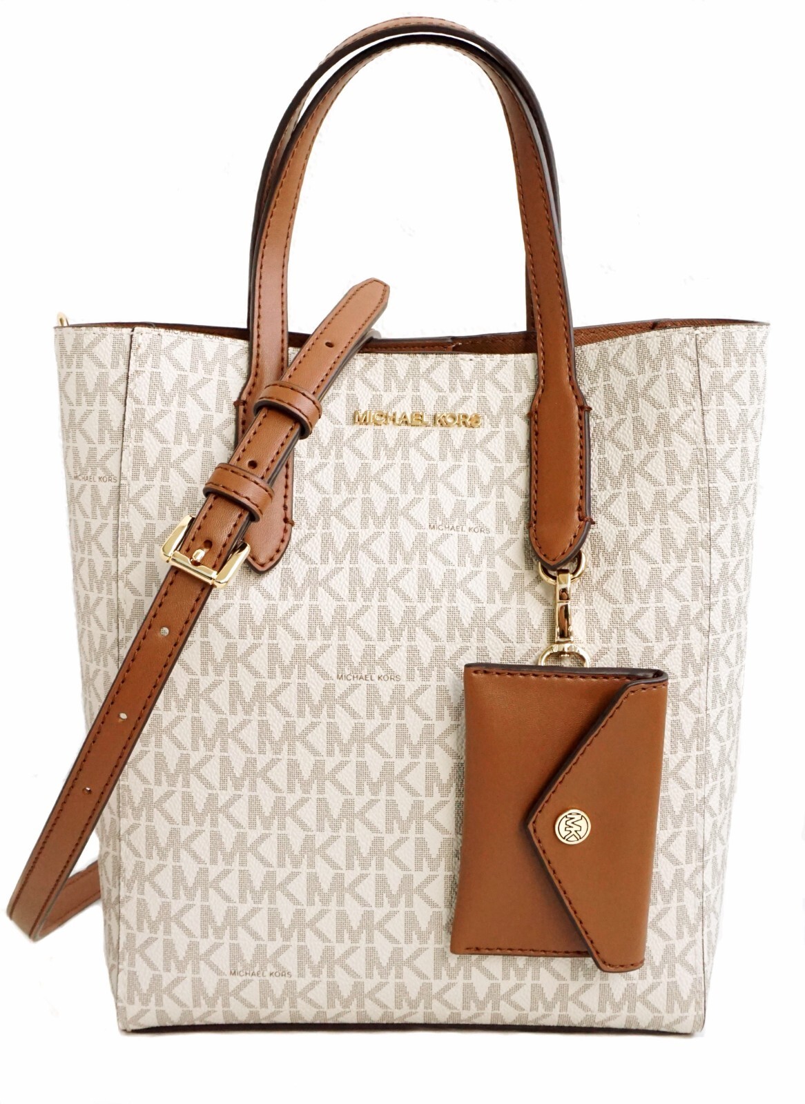 Сумка через плечо Michael Kors Vincent SM Tote + Держатель для карт Vanilla New