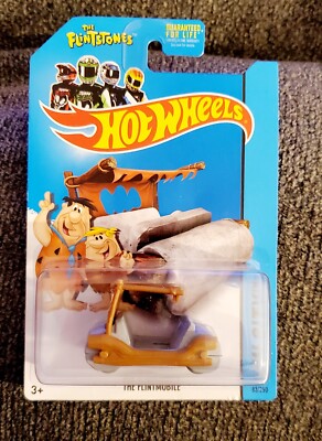 2014 Hot Wheels Hanna Barbera Flintstones Fred and Barney Flintmobile Variation 