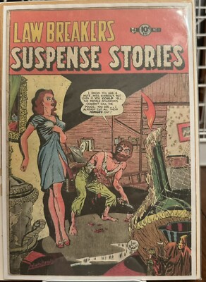 LawBreakers Suspense Stories #11 (Charlton 03/1953) Pre-Code Horror *Incomplete