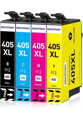 405XL 1 Set Ink Cartridge for Epson WF-3820 WF-4820 WF-4830 WF-7830 405XL NonOEM
