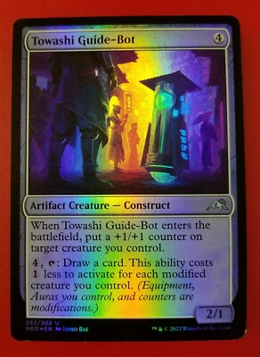 1x Towashi Guide-Bot | FOIL | Kamigawa Neon Dynasty | MTG Magic Cards