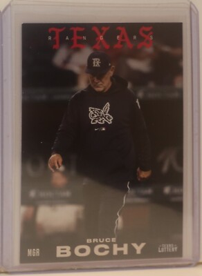 2023 TEXAS LOTTERY TEXAS RANGERS TEXAS CONNECT - SET BREAK MGR BRUCE BOCHY CARD