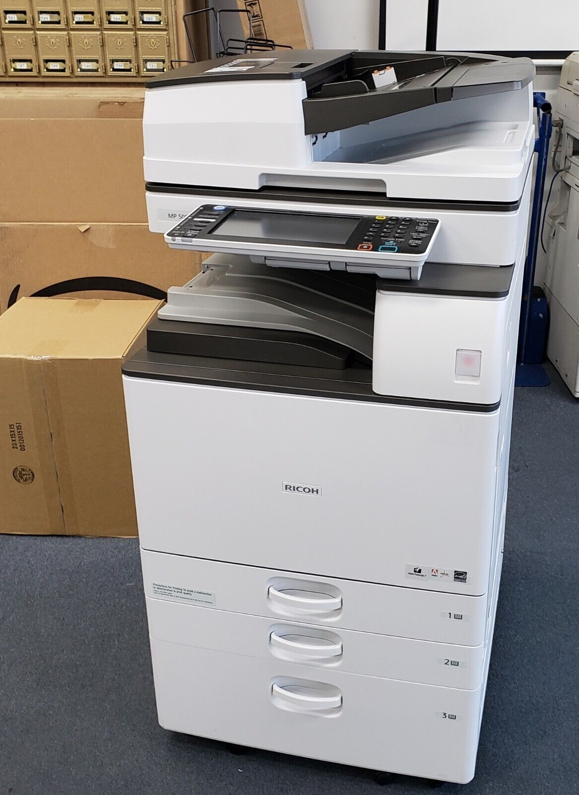 Ricoh MP 5054 Black/White Copier Printer Scanner Meter Count Ricoh MP 5054 Black/White Copier Printer Scanner Meter Count