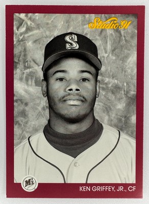 1991 Leaf Studio 91 Ken Griffey Jr #112 Seattle Mariners HOF
