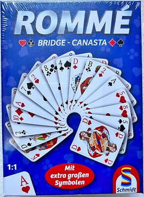 Rummy Bridge Canasta Card Game Family Dissection Puzzle Schmidt Spiele 49420