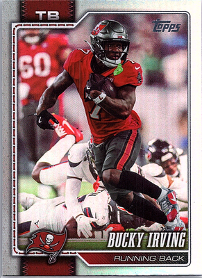 Bucky Irving Silver Foil 2026 Topps Flagship #188