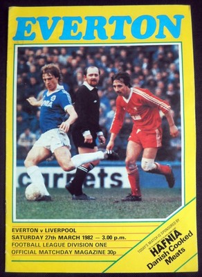 Everton v Liverpool       27-3-1982