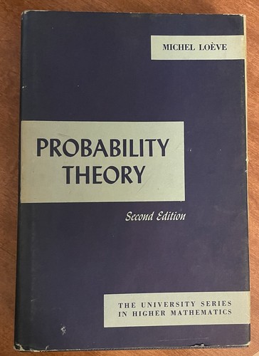 Probability Theory 第三版 Michel Loève Probability Theory 第三版 Michel Loève Amazon | Probability
