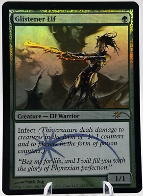 Glistener Elf 1/12 Foil FNM Promo MTG NM