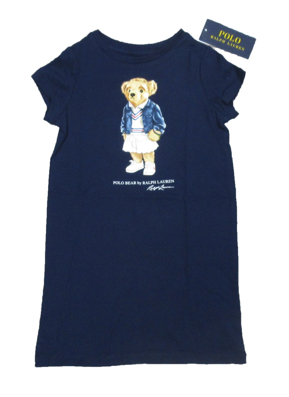 Polo Ralph Lauren Navy Polo Bear Graphic Short Sleeve T