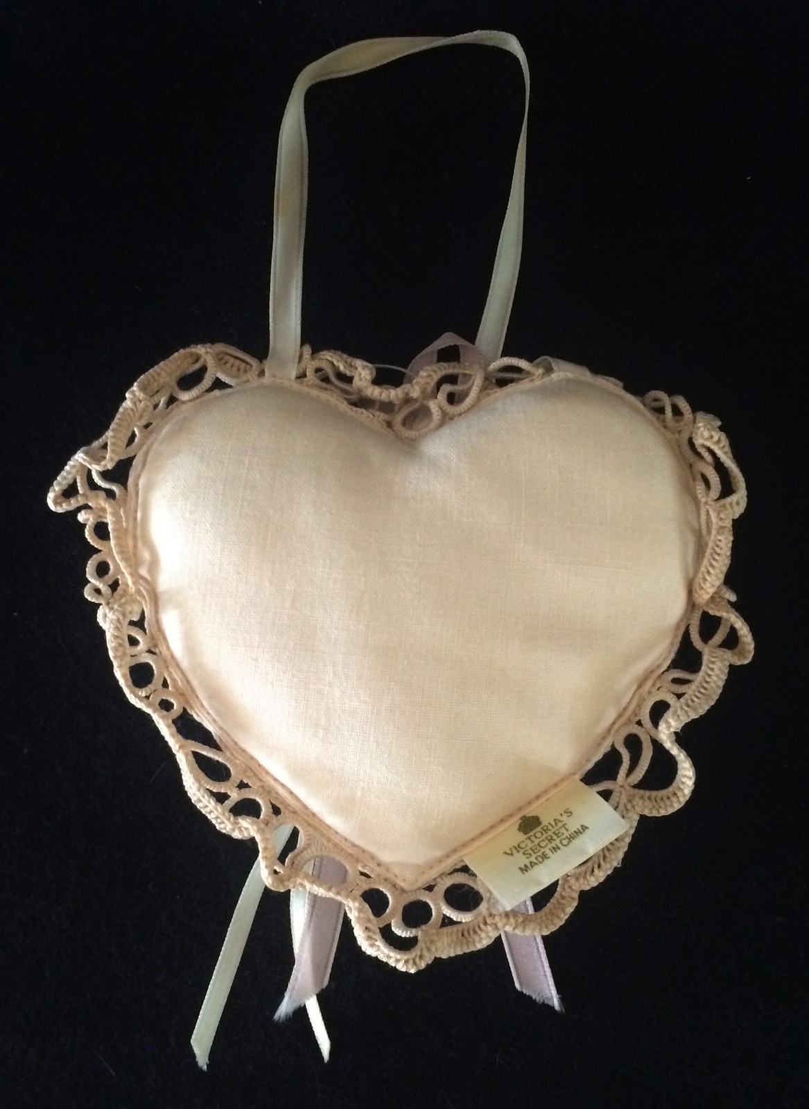 Victoria Secret Heart Pin Cushion--Lace & Satin