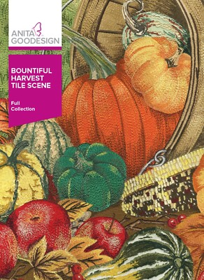 Bountiful Harvest Tile Scene - Anita Goodesign