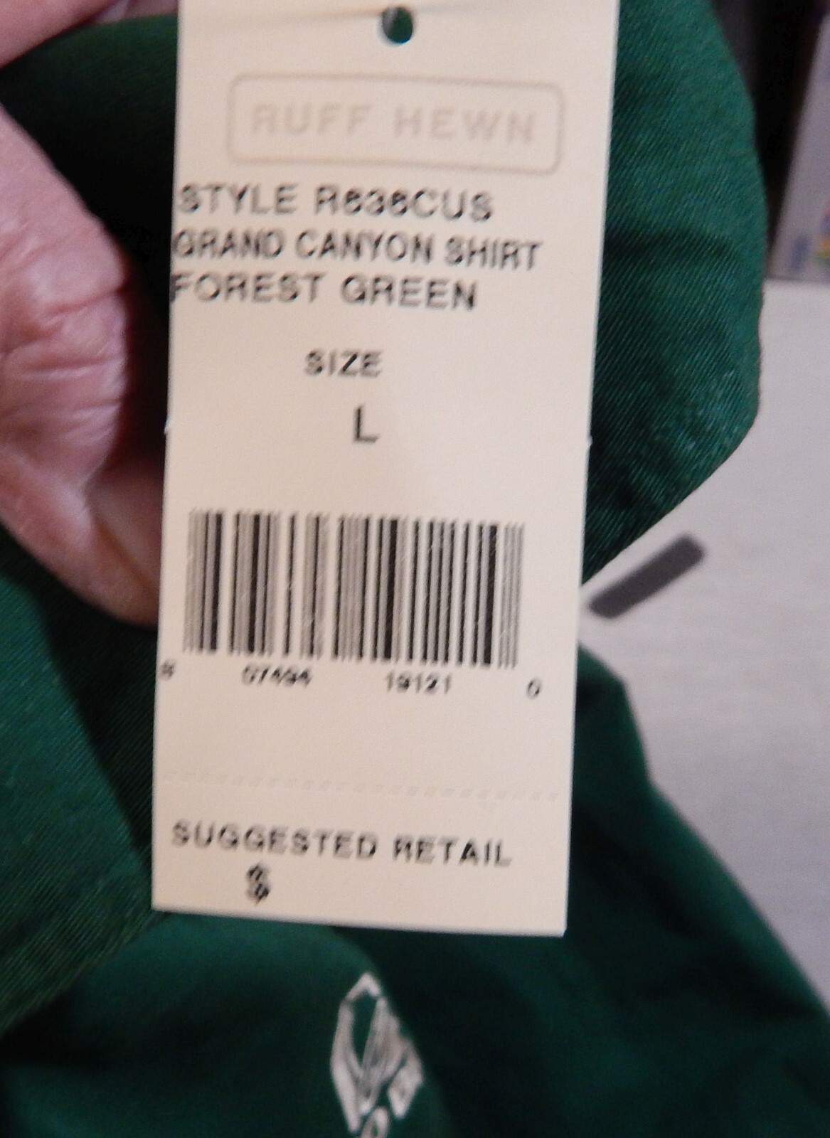 NEW Taco Bell Button Down Men's Shirt  Large RuffHewn Forest Green