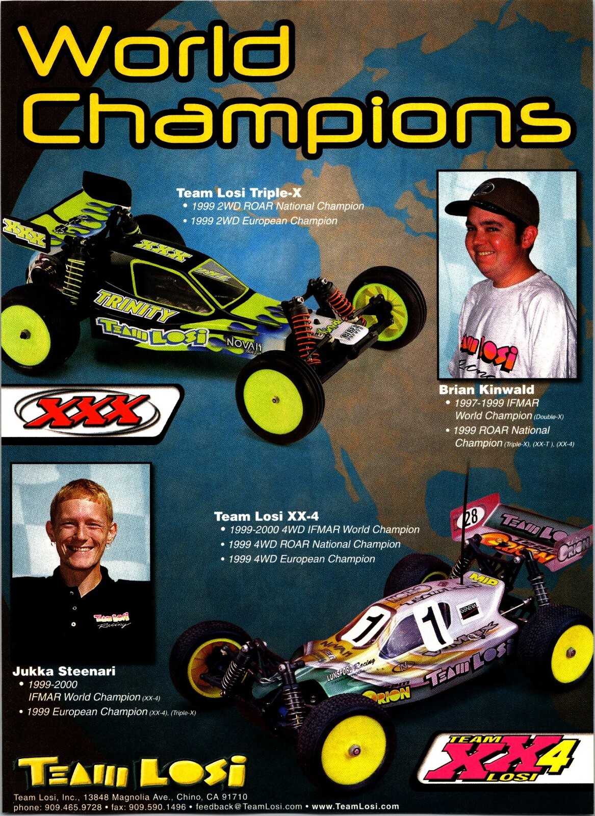 Team Losi XXX XX4パーツ等　チームロッシ　オフロード　2WD Losi XXX-4 Graphite+ 4WD Buggy Kit [LOSA0015] - AMain Hobbies