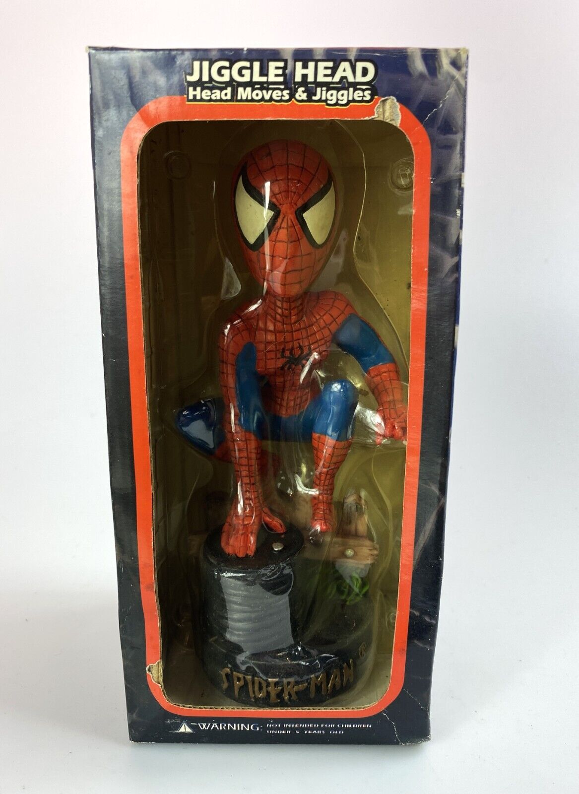 Ultimate Spider-Man Jiggle Head Bobblehead New NIB 2002 Ultimate Spider-Man Jiggle Head Bobblehead New NIB 2002