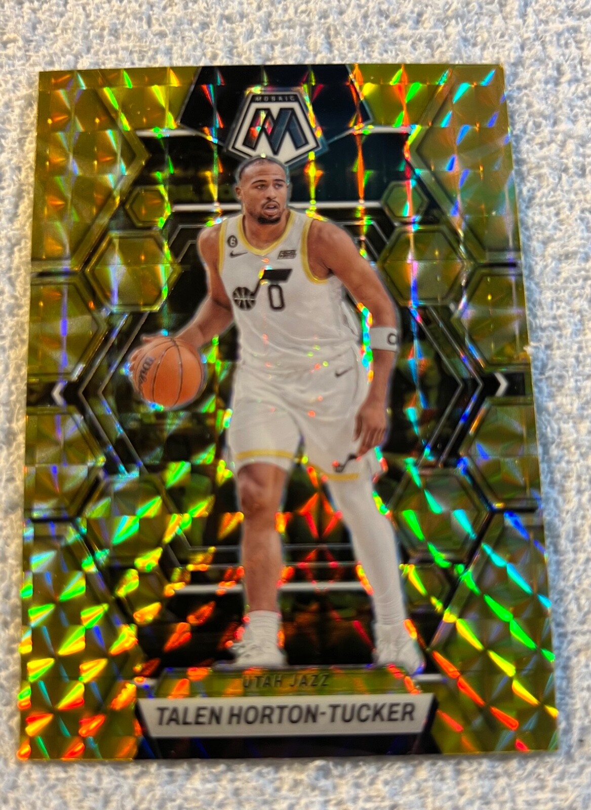 2022-23 Panini Mosaic Mosaic Reactive Yellow #74 Talen