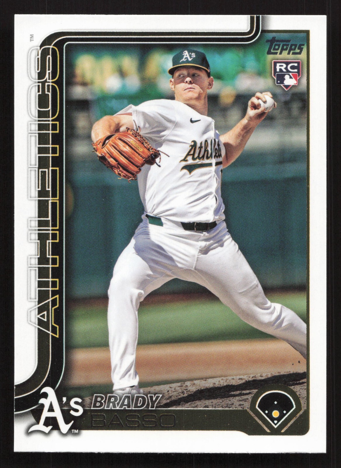 2025 Topps Series 2 #443 Brady Basso RC Rookie Card Oakland