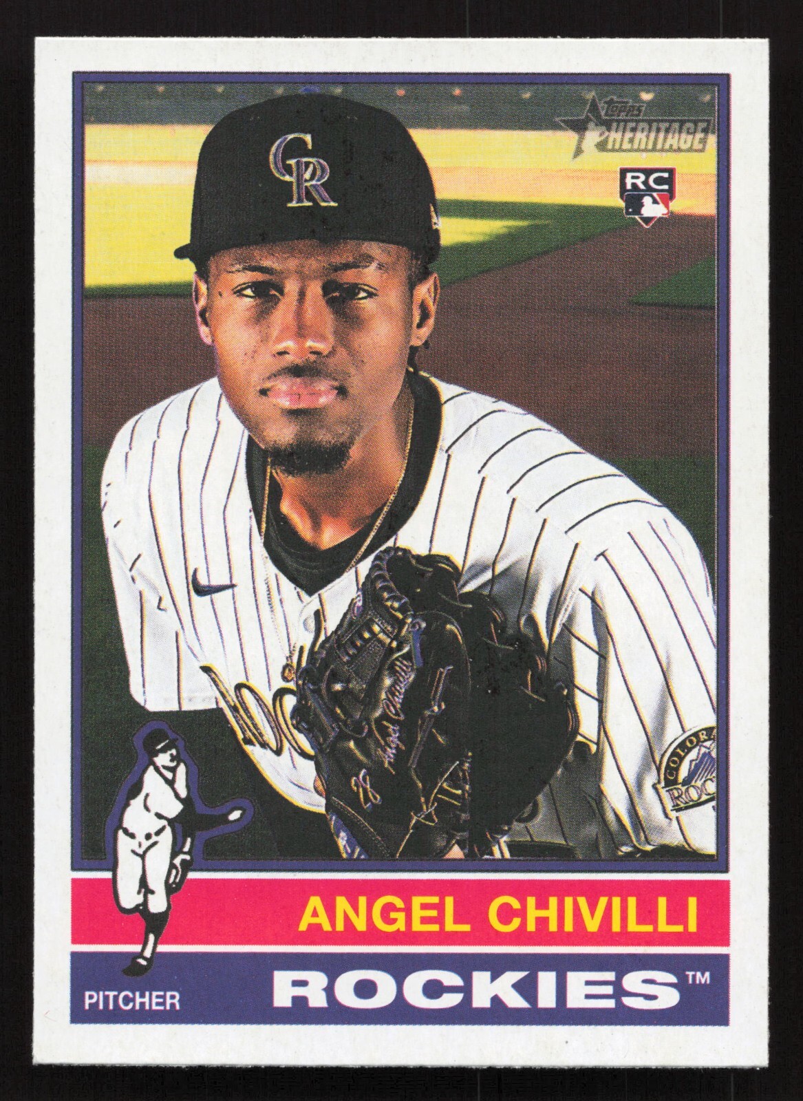 2025 Topps Heritage #230 Angel Chivilli RC Rookie Card
