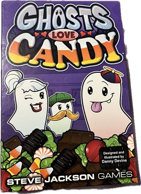 GHOSTS LOVE CANDY BOARD GAME 2016 Steve Jackson Games COMPLETE NOB