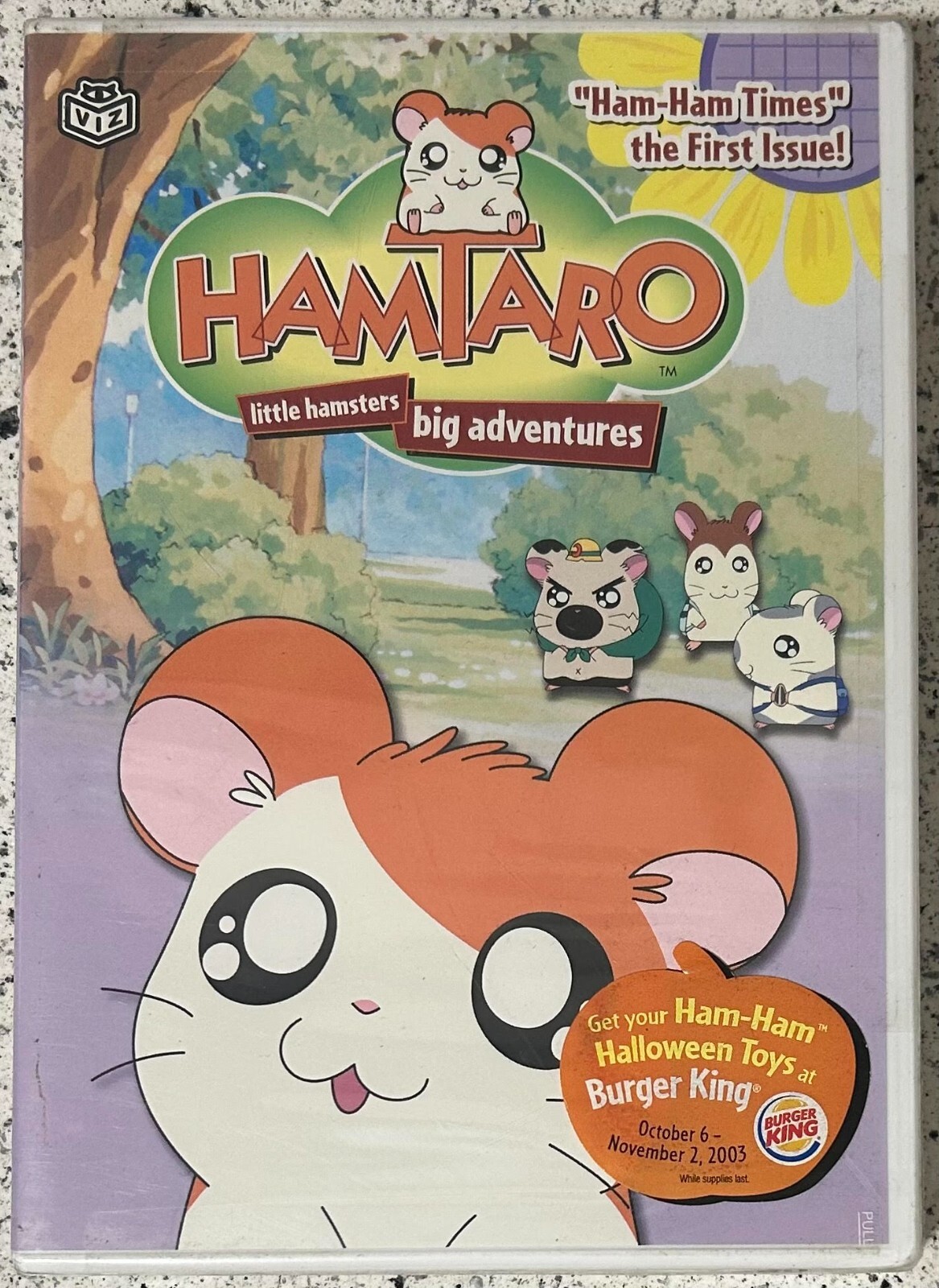 what we want WWW_HASAMUYATSU ハサムヤツ Hamtaro Vol 6 Ham-Ham Times The First Issue New DVD 2003
