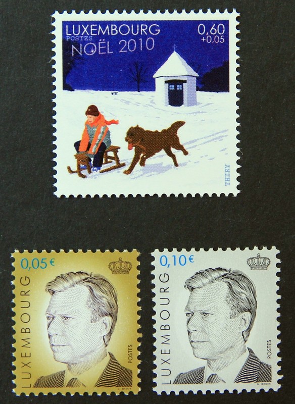 Luxemburg, Mi.Nr. 1895-1896, 1897 (Jahr 2010) Postfrisch