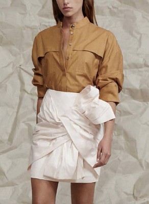 Acler bastor shirt in Terracotta - size 2