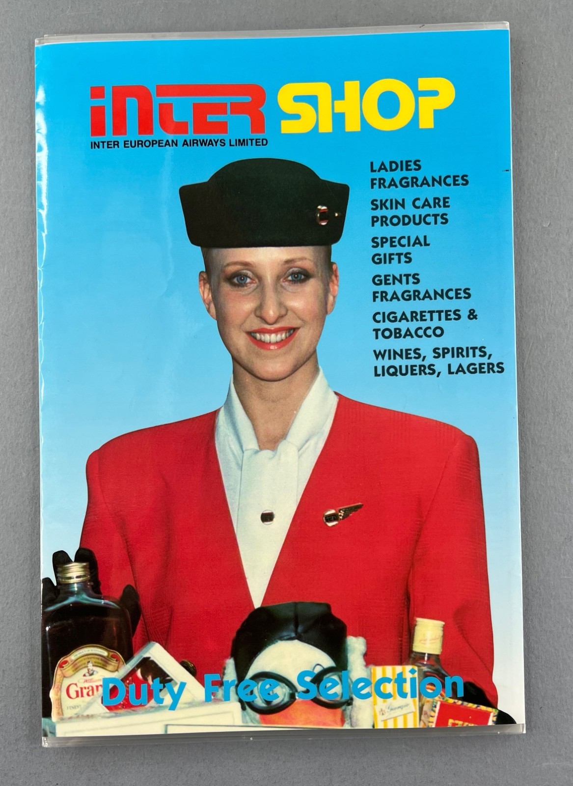 Inter European Airways Airline Brochure Inter Shop Cabin Crew Stewardess Hostess