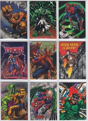 1994 FLAIR MARVEL ANNUAL SINGLES YOU PICK COMPLETE FINISH YOUR SET