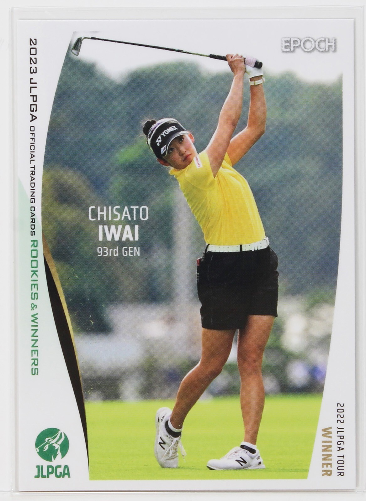 CHISATO IWAI (93 Gen) - 2023 JLPGA Women's Professional Golf Trading Card CHISATO IWAI (93 Gen) - 2023 JLPGA Women's Professional Golf Trading Card