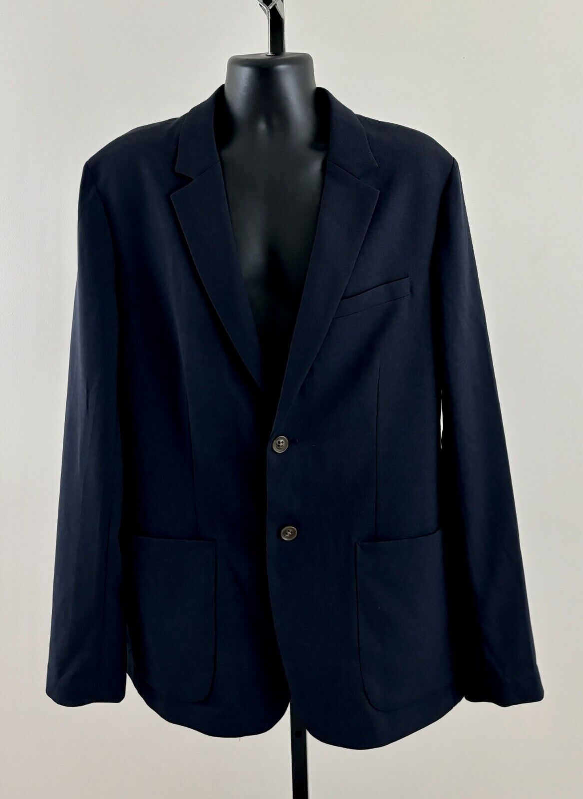 BLUFFWORKS HOPSACK BLAZER NWT Mens Sz 44 Long Navy Classic BLUFFWORKS HOPSACK BLAZER NWT Mens Sz 44 Long Navy Classic