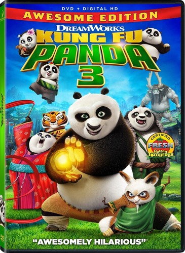 Kung Fu Panda 3 (Digital + DVD, 2016) New Factory Sealed
