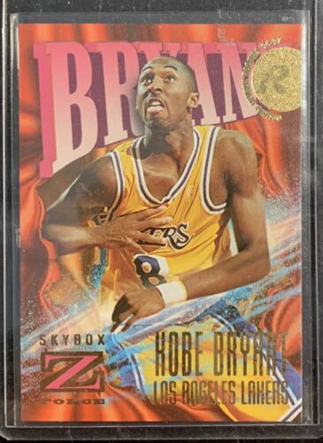 KOBE BRYANT 96-97 Skybox Z Force #142 RC Rookie Card Mint LA Lakers Legend  Mamba
