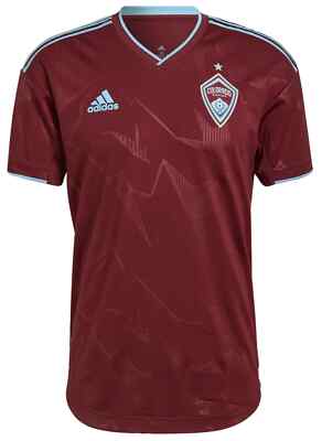 NEW NWT MLS Adidas Colorado Rapids Jersey Authentic HOME Size M Medium HD7002