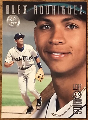 Alex Rodriguez 1996 Leaf Studio Baseball Card #65 Seattle Mariners MLB Free Ship