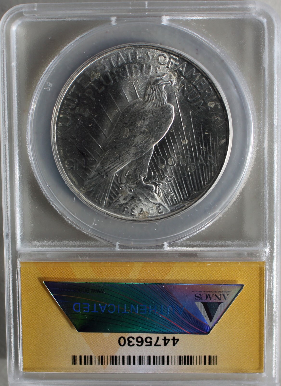 1922 Peace Silver Dollar $1 US Coin Philadelphia Mint Uncirculated Coin MS 63