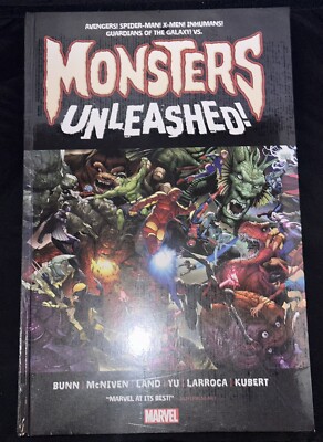 MARVEL - Monsters Unleashed: Monster-Size (2017, Large Hardcover) - RARE