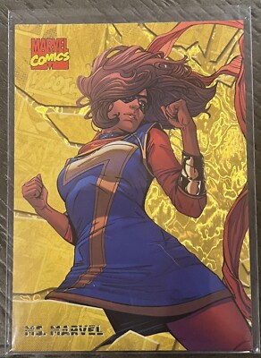 2024 Finding Unicorn Marvel Evolution CC-87 Gold /100 MS. MARVEL. Base Included