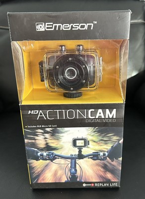 Emerson Action Cam Digital Camera 720p HD Video Waterproof Sealed Box