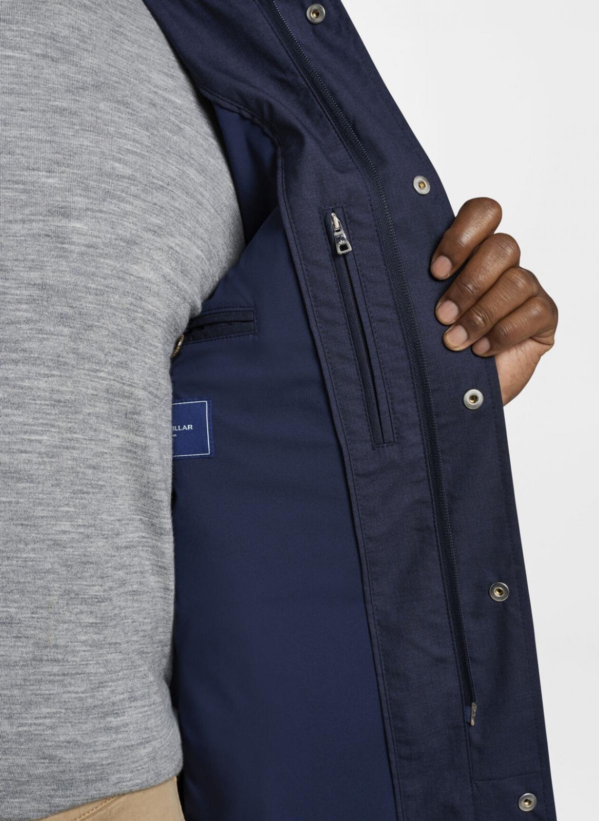$998 Peter Millar Collection 100%Wool Packable Windbreaker Golf Rain Coat Jacket